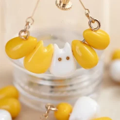Small Totoro & Corn Pierced Earrings - My Neighbor Totoro