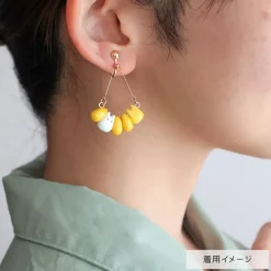 Small Totoro & Corn Pierced Earrings - My Neighbor Totoro