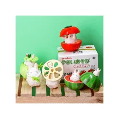 Small Totoro & Vegetables Collect Of 6 Figurines - My Neighbor Totoro