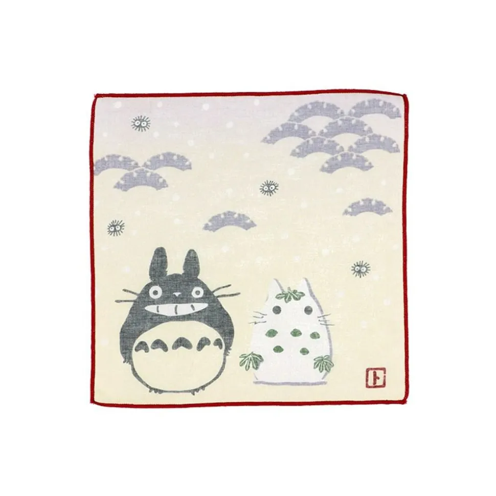 Snowman Handkerchief - My Neighbor Totoro