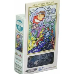 Stained Glass Puzzle 126P Ponyo Under The Sea - Ponyo On The Cliff