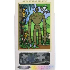 Stained Glass Puzzle 126P Robot Gardener - Castle In The Sky