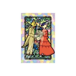 Stained Glass Puzzle 126P Secret Story - Whisper Of The Heart