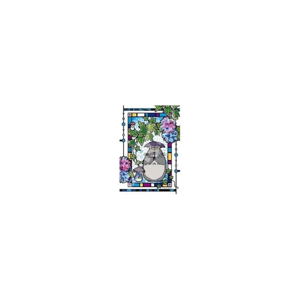 Stained Glass Puzzle 126P Totoro Umbrella - My Neighbor Totoro