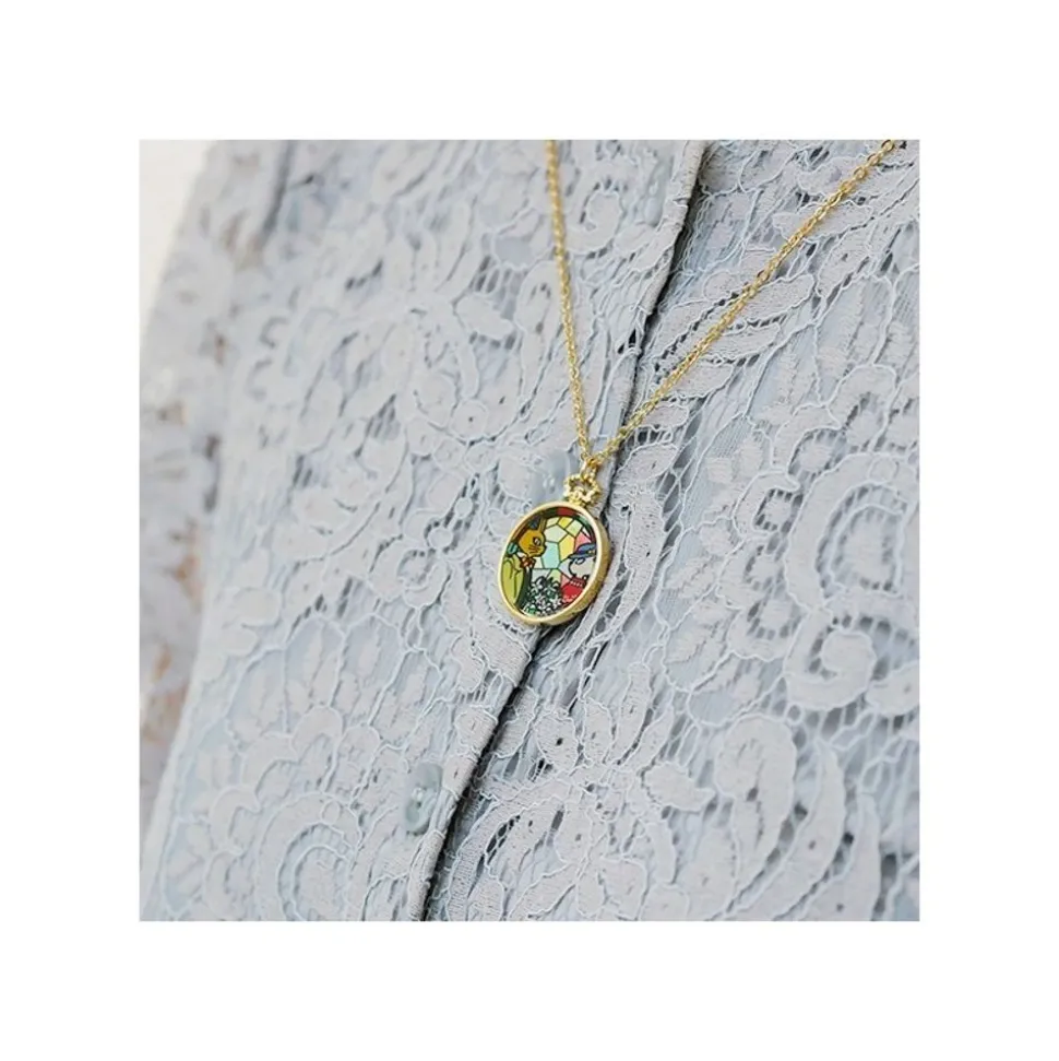 Stained Glass Series - Pendant Louise & Baron-Whisper Of The Heart