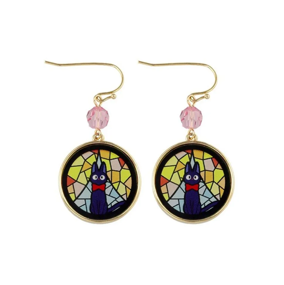 Stained Glass Series - Pierced Earrings Kiki- Kiki'S Delivery