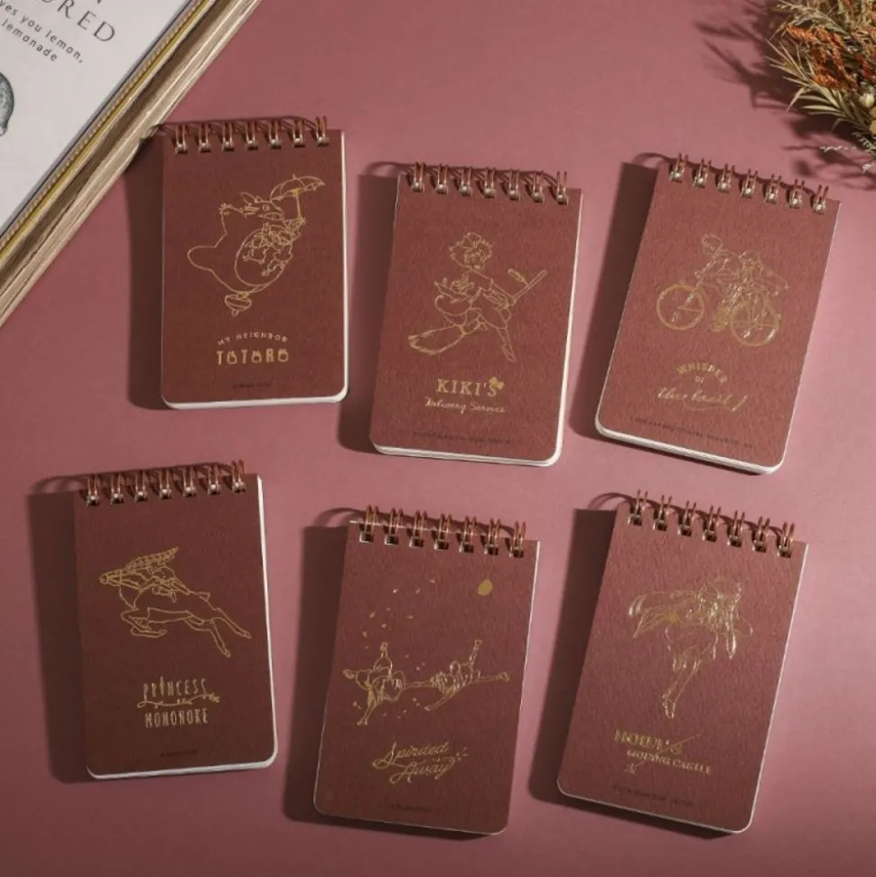 Stamped Ring Notebook 11,5 7,2Cm Sophie & Hauru - Howl'S Moving Castl