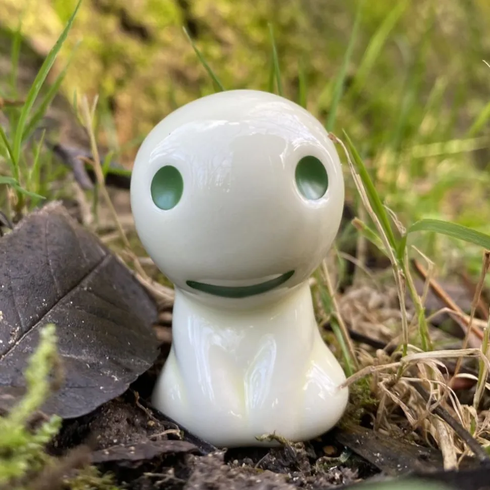 Statue Kodama A & 1 Blind Power Stone - Princess Mononoke