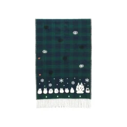 Stole With Button Totoro Check Pattern - My Neighbor Tororo