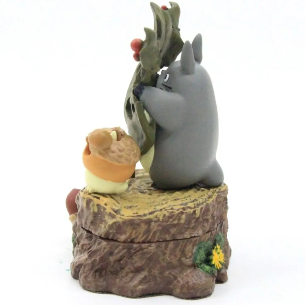 Storage Box Totoro With Leaf Mask