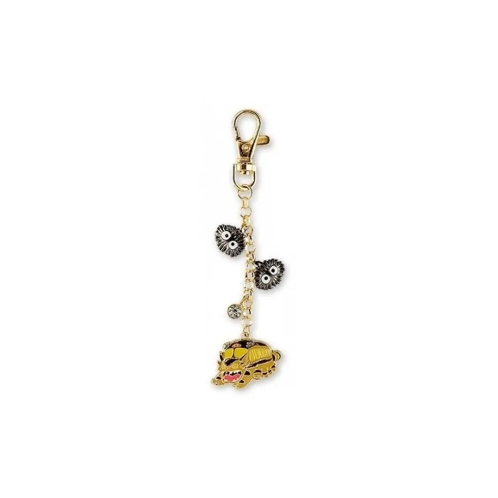 Strap Pendant Cat Bus And Soot Sprite- My Neighbor Totoro