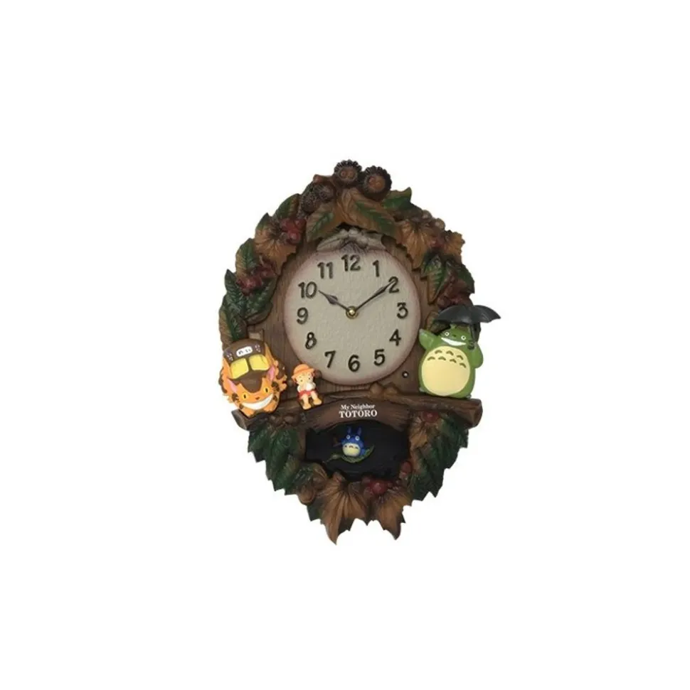 Swing Clock Autumn Leaves - My Neighbor Totoro