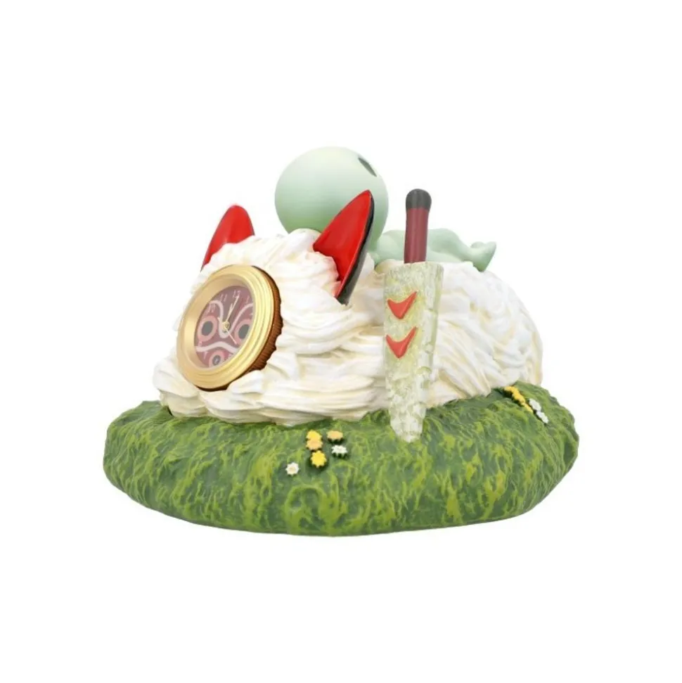 Table Clock On The Sun'S Mask - Princess Mononoke