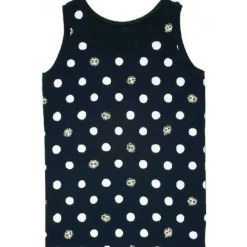 Tank Top Totoro Kurosuke Dots Black(Ladies) - My Neighbor Totoro