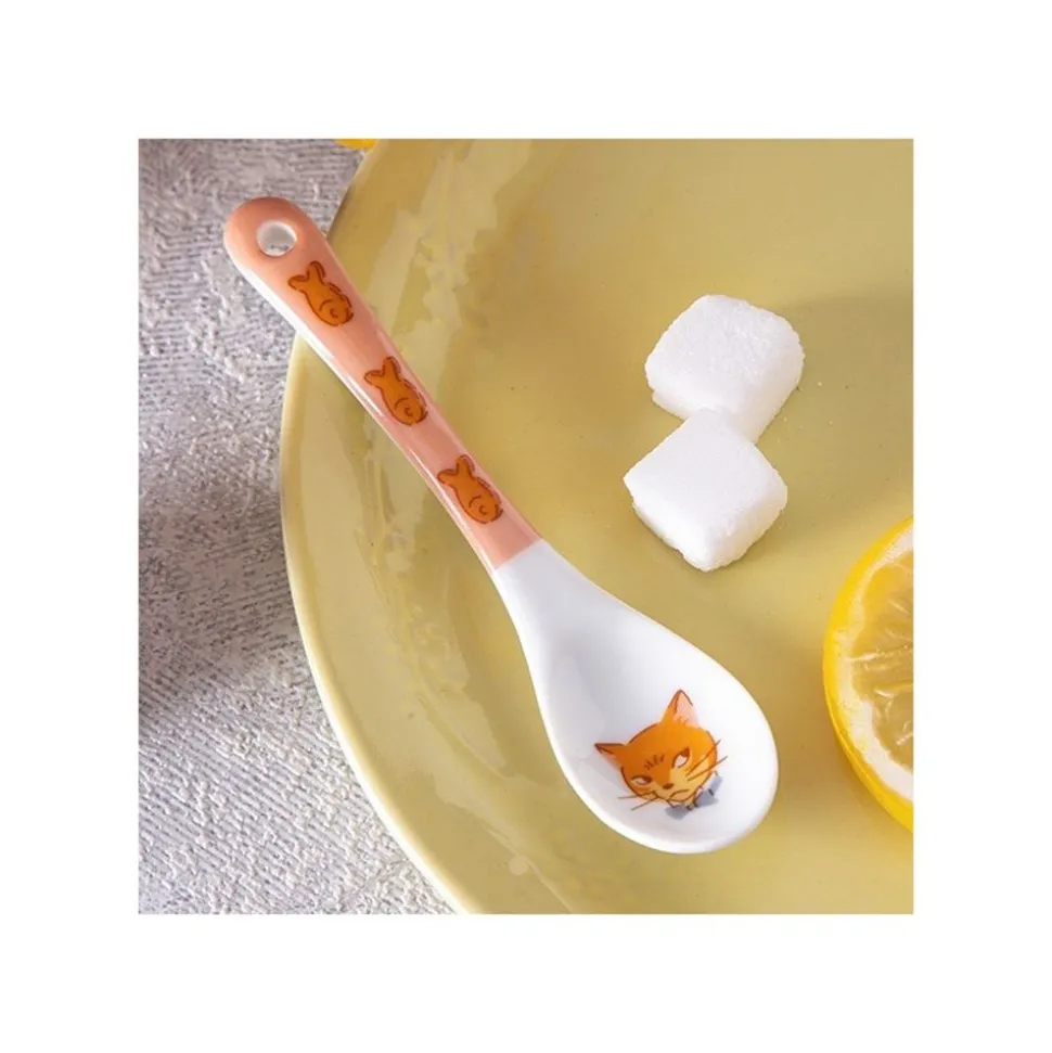 Tea Time & Cat Spoon - The Cat Returns