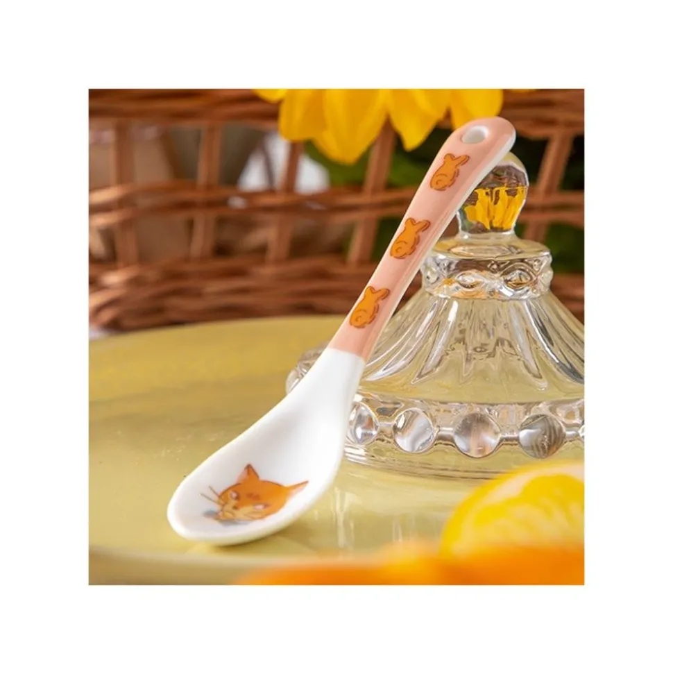 Tea Time & Cat Spoon - The Cat Returns