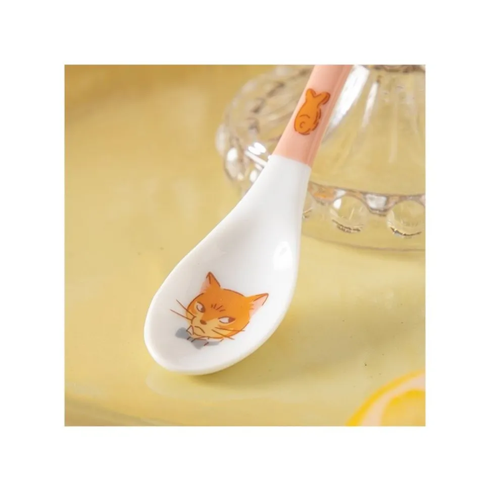Tea Time & Cat Spoon - The Cat Returns