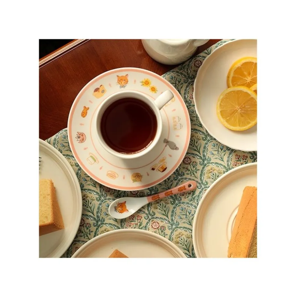 Tea Time & Cat Spoon - The Cat Returns