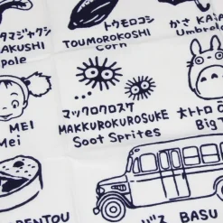 Tenugui Totoro Symbols - My Neighbor Totoro