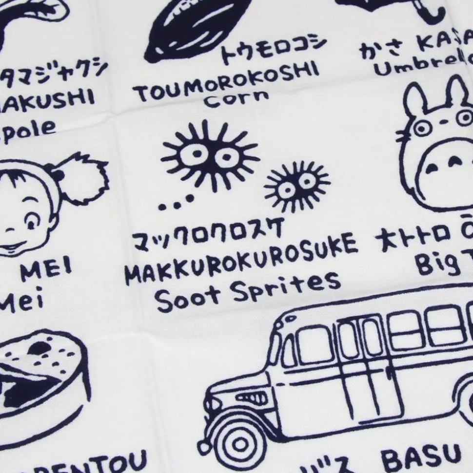 Tenugui Totoro Symbols - My Neighbor Totoro