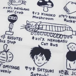 Tenugui Totoro Symbols - My Neighbor Totoro