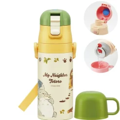 Thermos Bottle Double Opening Totoro & Catbus - My Neighbor Totoro