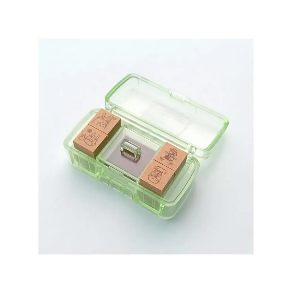 Totoro & Mei Mini Stamp Set Red - My Neighbor Totoro