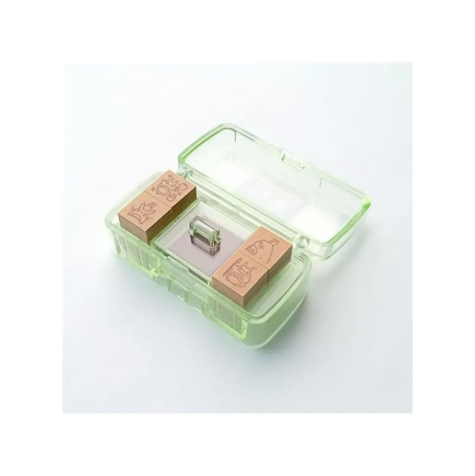Totoro Mini Stamp Set Green - My Neighbor Totoro