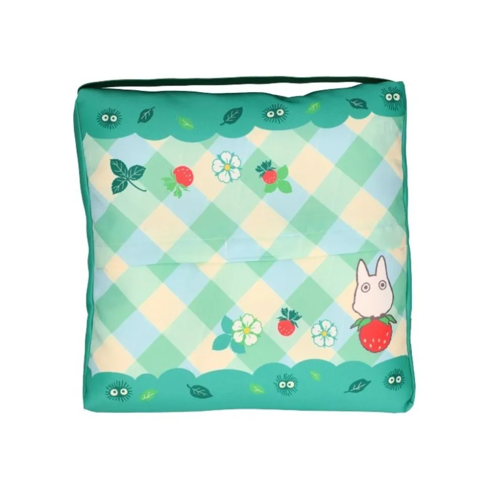 Totoro With Strawberries Cushion 30 X 30 Cm - My Neighbor Totoro