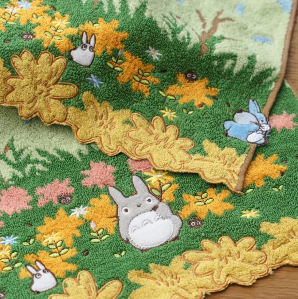 Towel Medium & Small Totoro Racing 34X80 Cm - My Neighbor Totoro