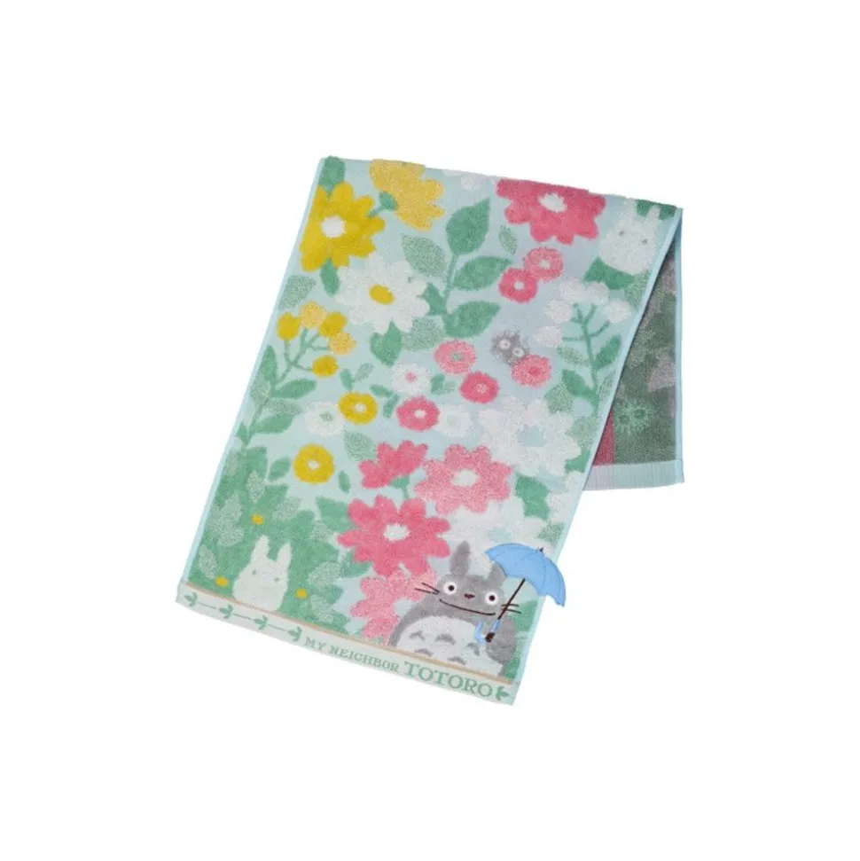 Towel Totoro Flower Fields 34X80 Cm - My Neighbor Totoro