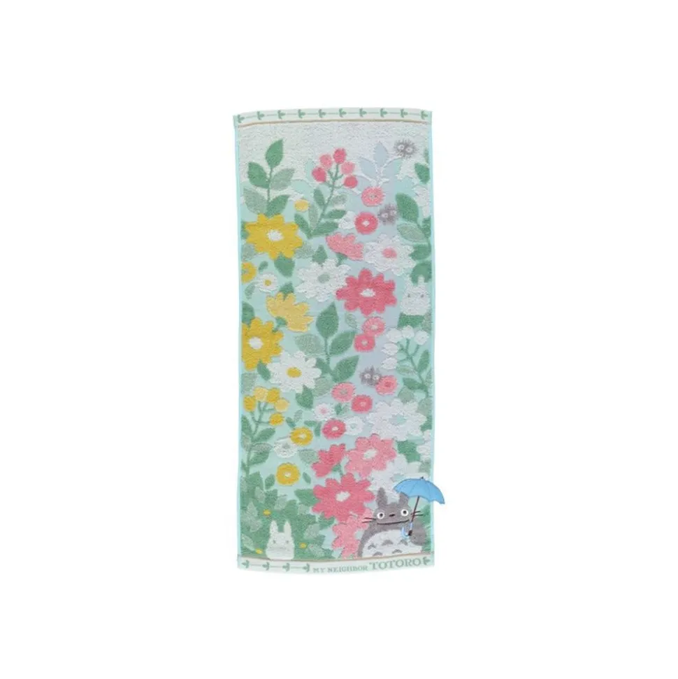 Towel Totoro Flower Fields 34X80 Cm - My Neighbor Totoro