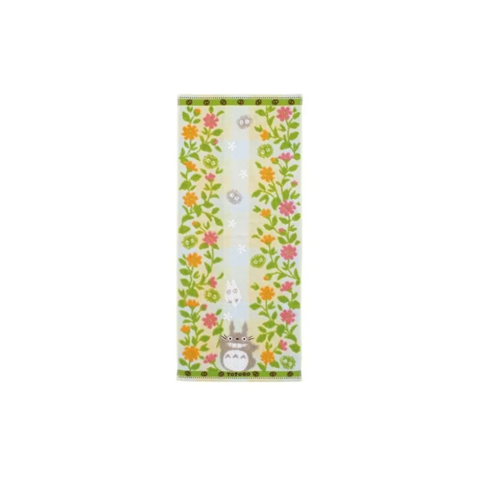 Towel Totoro Flower Garden 34X80 Cm - My Neighbor Totoro