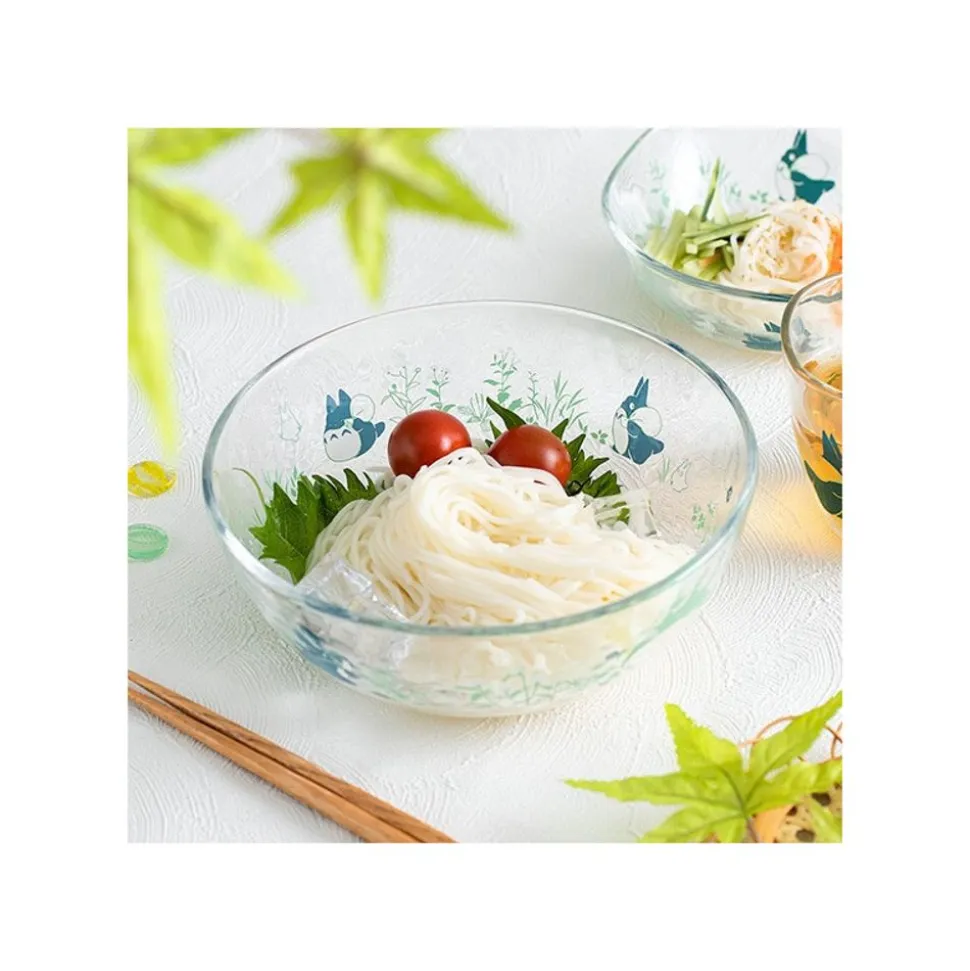 Transparent Bowl 17Cm Chasing Acorns - My Neighbor Totoro