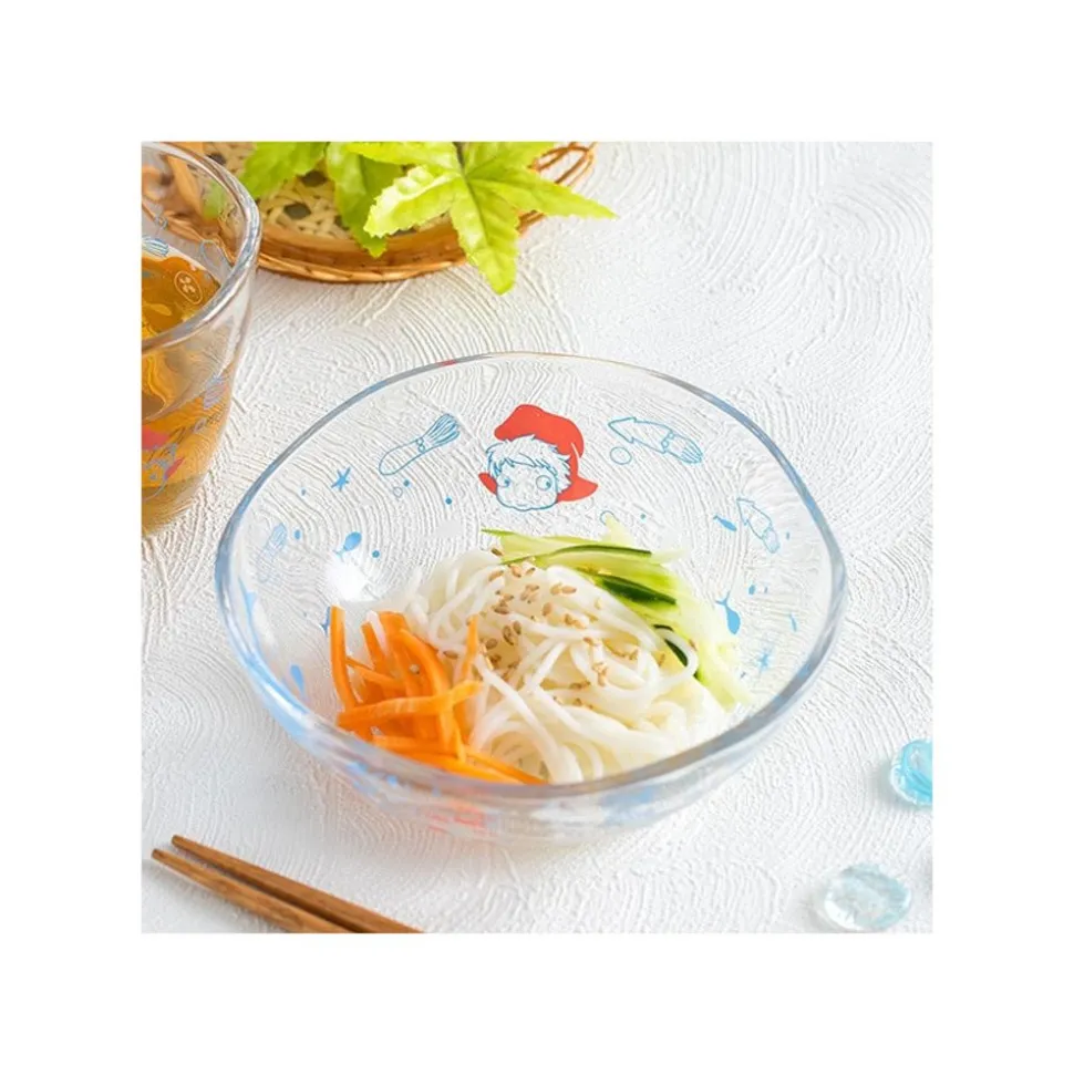 Transparent Bowl 13Cm Ponyo Under The Sea - Ponyo On The Cliff