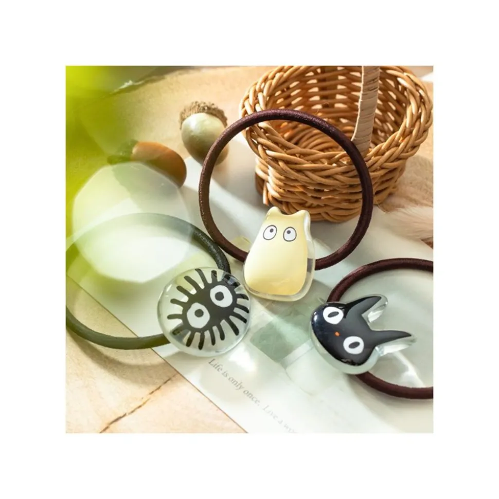 Transparent Button Style Hair Band Soot Sprites - My Neighbor Totoro
