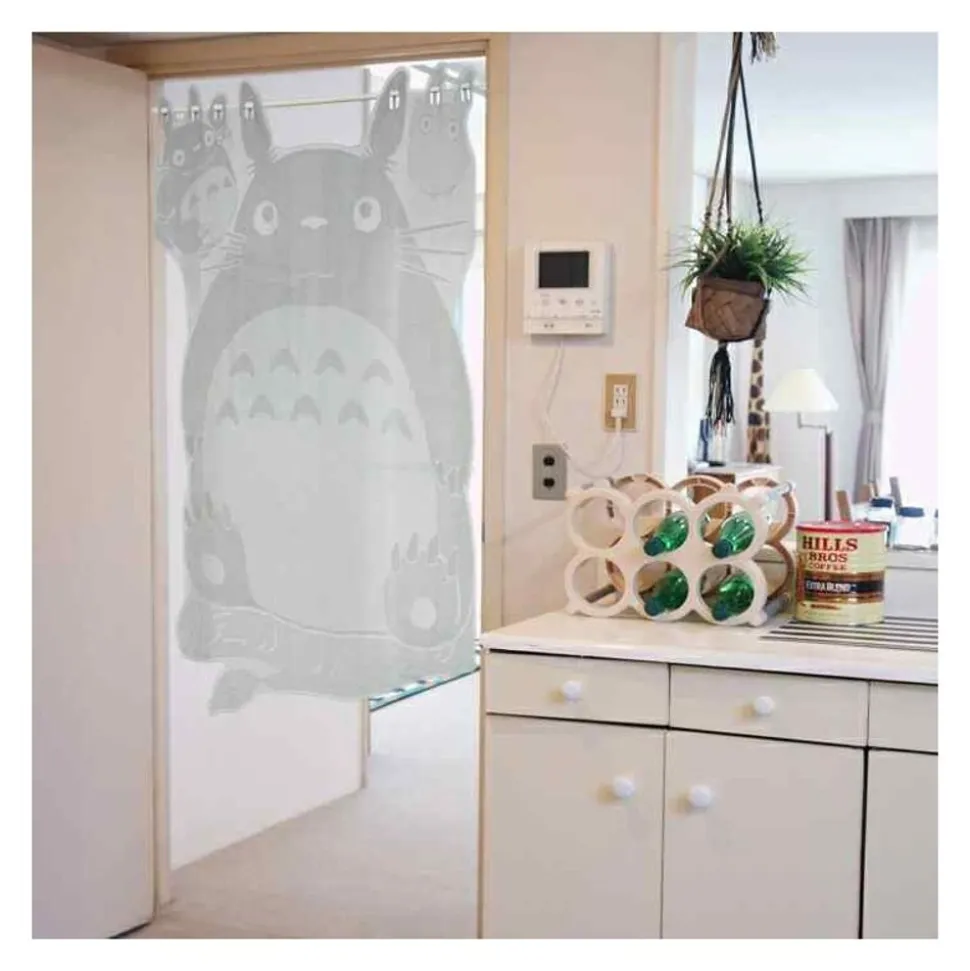 Transparent Japanese Curtain Totoro - My Neighbor Totoro