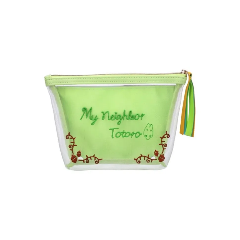 Transparent Pouch Embroidered - My Neighbor Totoro