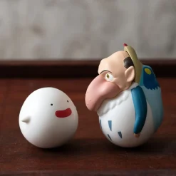 Two Pack Roly-Poly Figurines Heron & Warawara - The Boy And The Heron