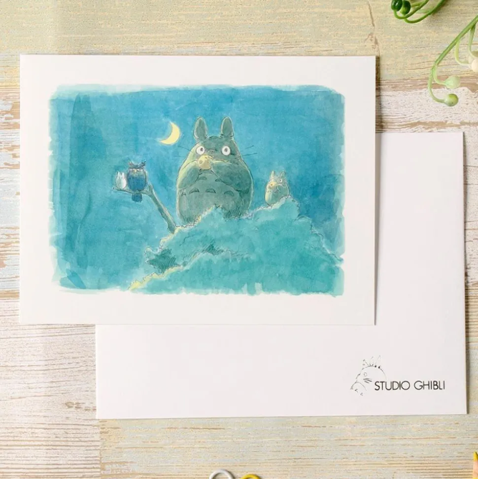 Watercolour Greeting Cards 24 X 15,8 Cm Autumn - My Neighbor Totoro