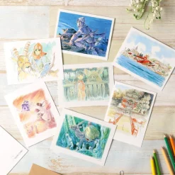 Watercolour Greeting Cards 24 X 15,8 Cm Mei & Totoro - My Neighbor To