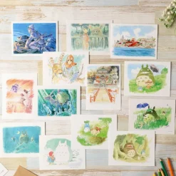 Watercolour Greeting Cards 24 X 15,8 Cm Mei & Totoro - My Neighbor To