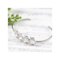 White Totoro Metal Garland Bracelet - My Neighbor Totoro