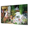 Wood Panel 03 - Tea Time - Sherlock Holmes