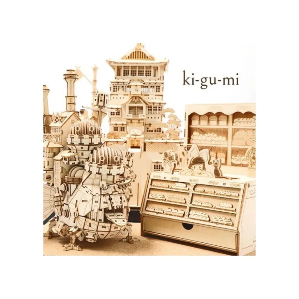Wooden Model Kigumi Hauru'S Castle - Howl'S Moving Castle