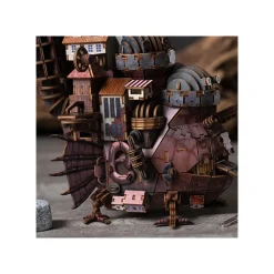 Wooden Model Kigumi Hauru'S Castle - Howl'S Moving Castle